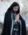 Raven Medieval Wool Cloak