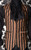 Steampunk Striped Long Vest