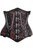 Steel Boned Underbust Corset w/Chains and Clasps
