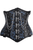 Steel Boned Underbust Corset w/Chains and Clasps
