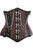 Steel Boned Underbust Corset w/Chains and Clasps