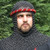 Mail Armor Coif, Blackened