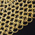 Mail Armor Shirt, Plated Brass