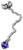 Diamond Pall Cuff Stud Earring