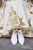 White Velvet Wedding Dress "The Accolade"