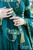 Water Flowers Long Sleeved Dress