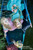 Water Flowers Medieval Dress