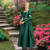 Green Windsor court gown