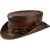 Leather Top Hat