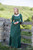 Green flax linen