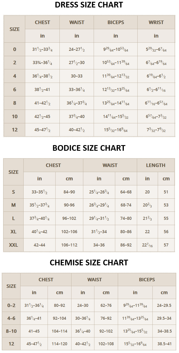 Women's Size Chart