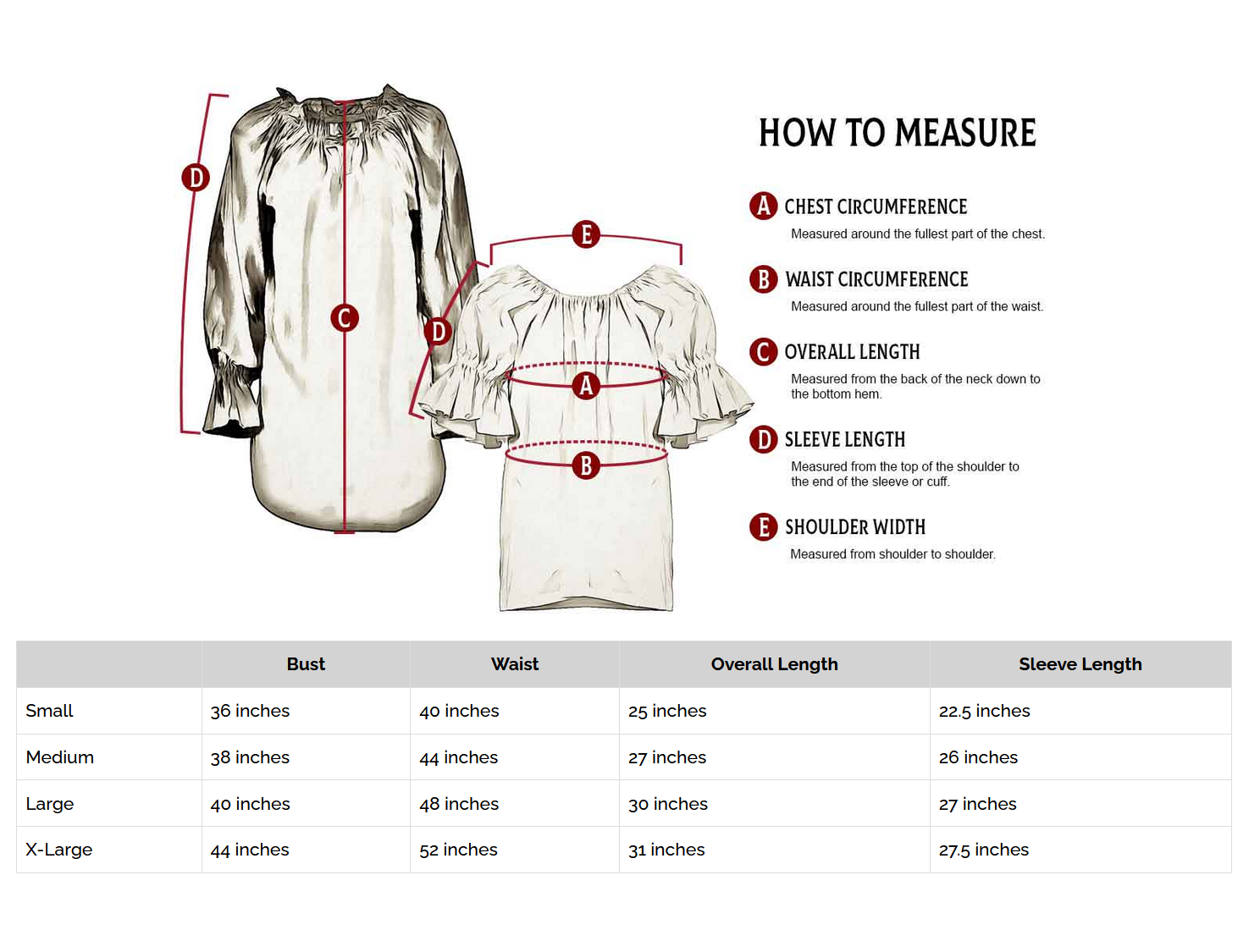 Women's Size Chart
