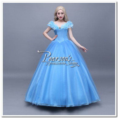 Disney New Princess Cinderella 2015 Cosplay Costume Dress Disney New Princess Cinderella 2015 Cosplay Costume Dress