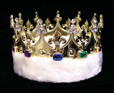 Kings Crown with Faux Fur