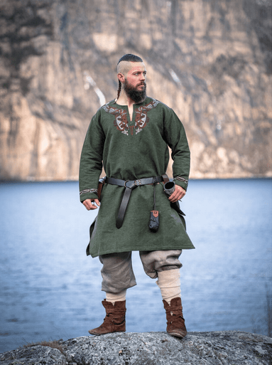 Snorri Urnes Embroidered Viking Tunic perfect for Viking lovers