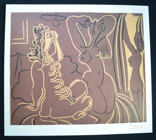 Pablo Picasso, Signed Original Lithograph “Trois Femmes” (Bloch 926), 1962.  Hand signed by Picasso. With COA.