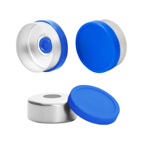 Sterile  20mm Flip Off Caps, Blue, Red, Black, Green, Grey, Yellow & White (Bag of 280)