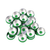 Non-Sterile 20mm Flip Off Caps, Black, Blue, Red, White, Green & Yellow (Bag of 1000)