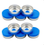 Non-Sterile 20mm Flip Off Caps, Black, Blue, Red, White, Green & Yellow (Bag of 1000)