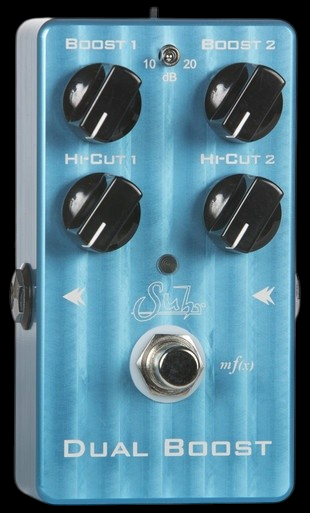 Suhr Dual Boost Pedal in Original Blue Enclosure