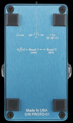 Suhr Dual Boost Pedal in Original Blue Enclosure