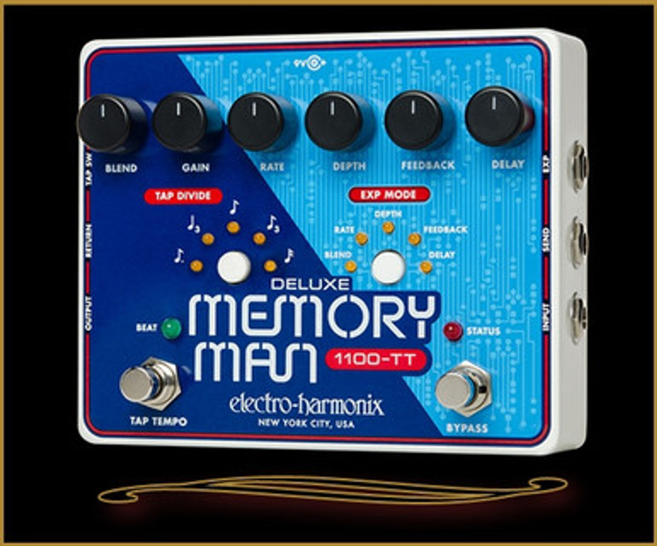 Electro Harmonix Deluxe Memory Man 1100-TT with Tap Tempo