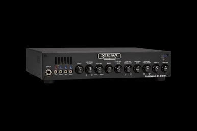 Mesa Boogie Subway D-800+ Bass Amp Head - Black (Open Box / Demo) - Left Angle