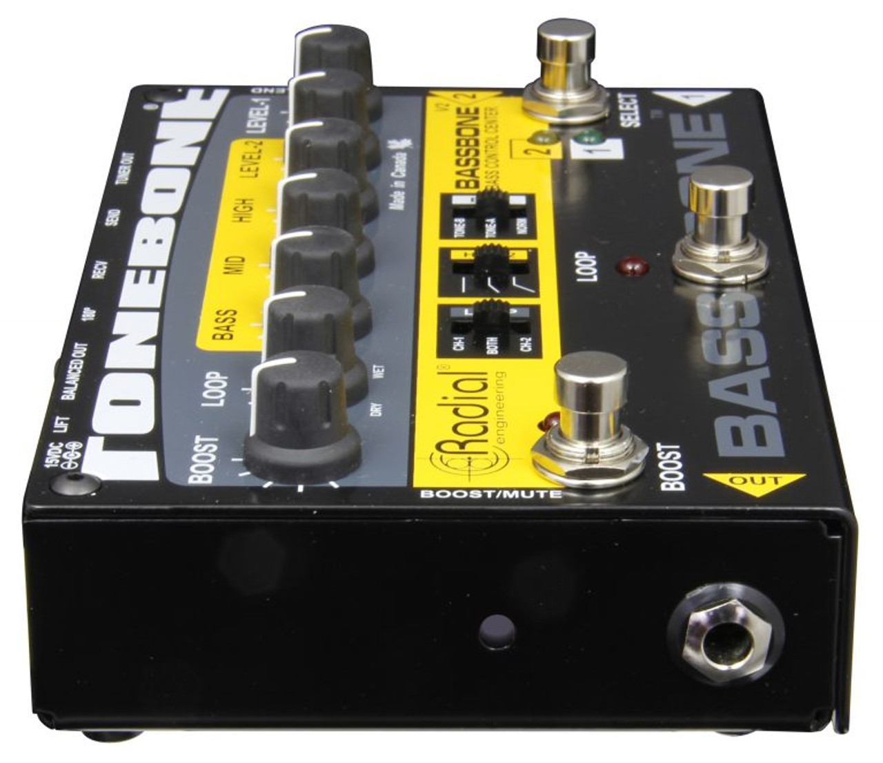 Open Box Radial Engineering Bassbone V2 Bass Guitar Preamp and DI Box