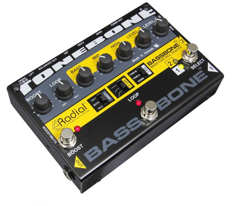 Radial Engineering Bassbone V2 Bass Guitar Preamp and DI Box