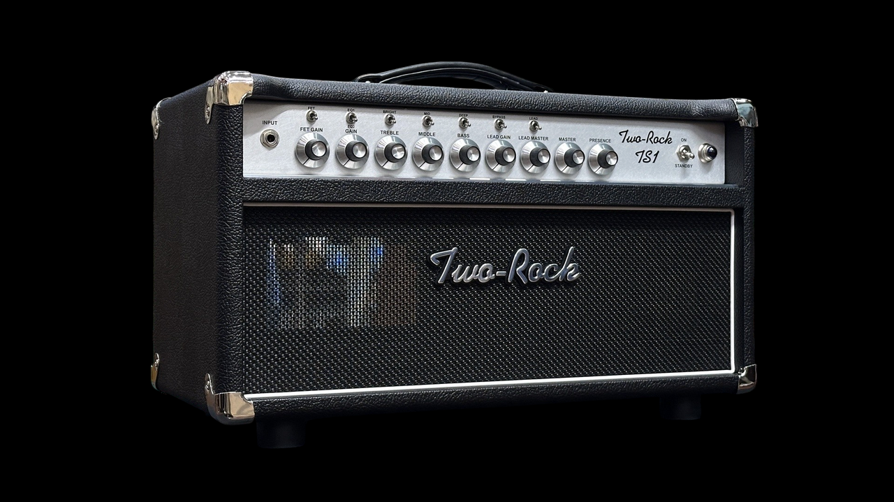 Two-Rock TS1 100w Head in Black with Silver Chassis and Knobs