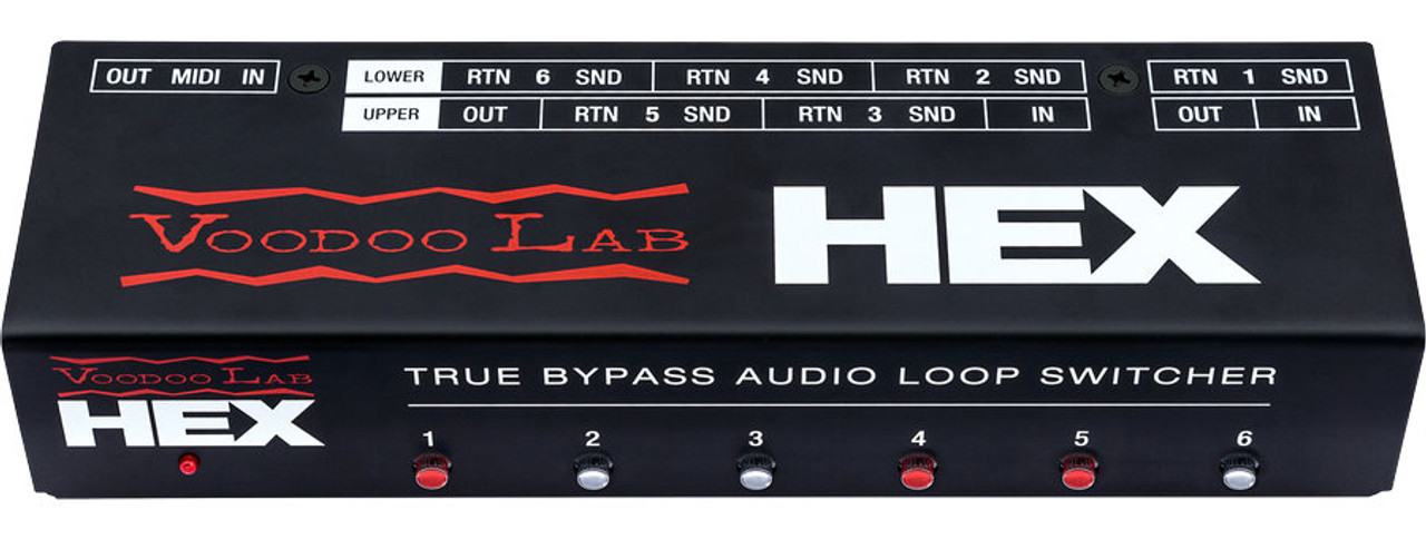 Voodoo Lab HEX True Bypass 6-Loop Audio Switcher