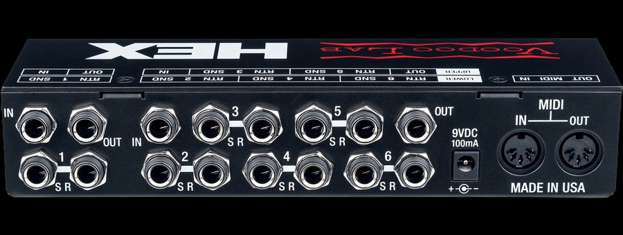 Voodoo Lab HEX True Bypass 6-Loop Audio Switcher