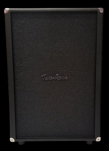 Two-Rock 2x12 Cabinet in Black Bronco with Sparkle Matrix Grille