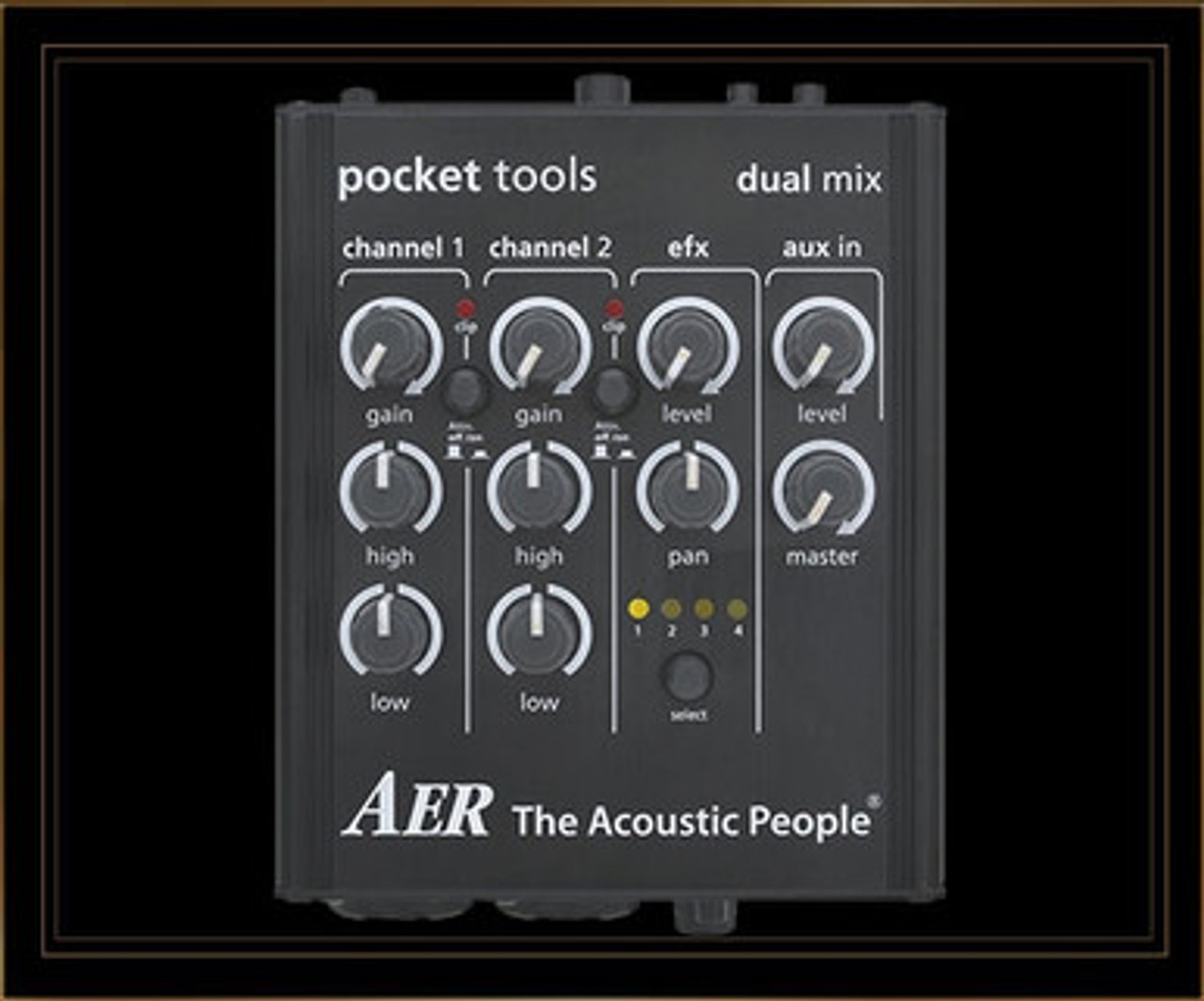 AER Dual Mix 2 Preamp and DI for Acoustic Guitar