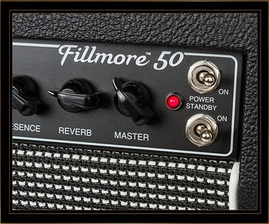 Mesa Boogie Fillmore 50 Tube Guitar Amplifier Head - Black Bronco - Power Switches