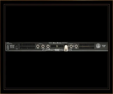 Mesa Boogie Fillmore 50 Tube Guitar Amplifier Head - Black Bronco - Rear Panel