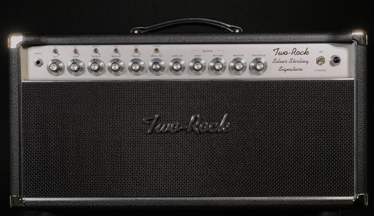 Two-Rock Silver Sterling Signature 150 Watt Head in Black