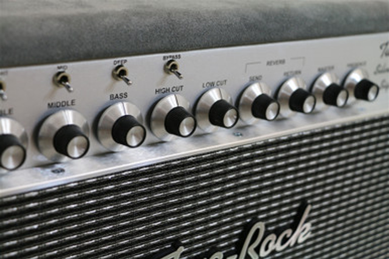 Two-Rock Silver Sterling Signature 150 Watt Head in Grey Suede