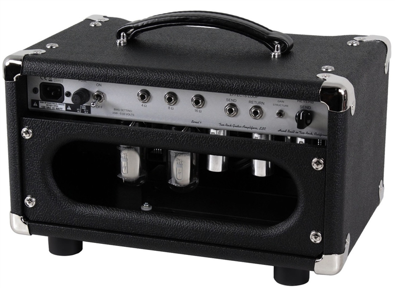 Two-Rock Studio Signature Head in Black with Silver Anodized Chassis