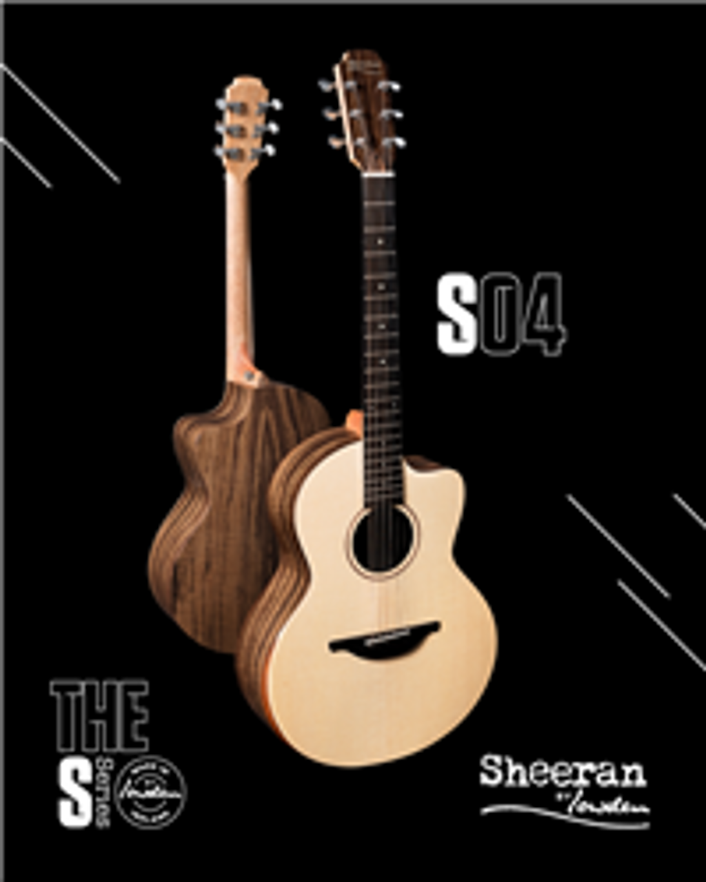 Sheeran by Lowden S-04 in Figured Walnut and Sitka Spruce