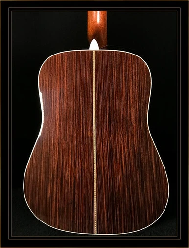 Martin D-28 Modern Deluxe Rosewood Dreadnought Acoustic Guitar - Natural - Back Close