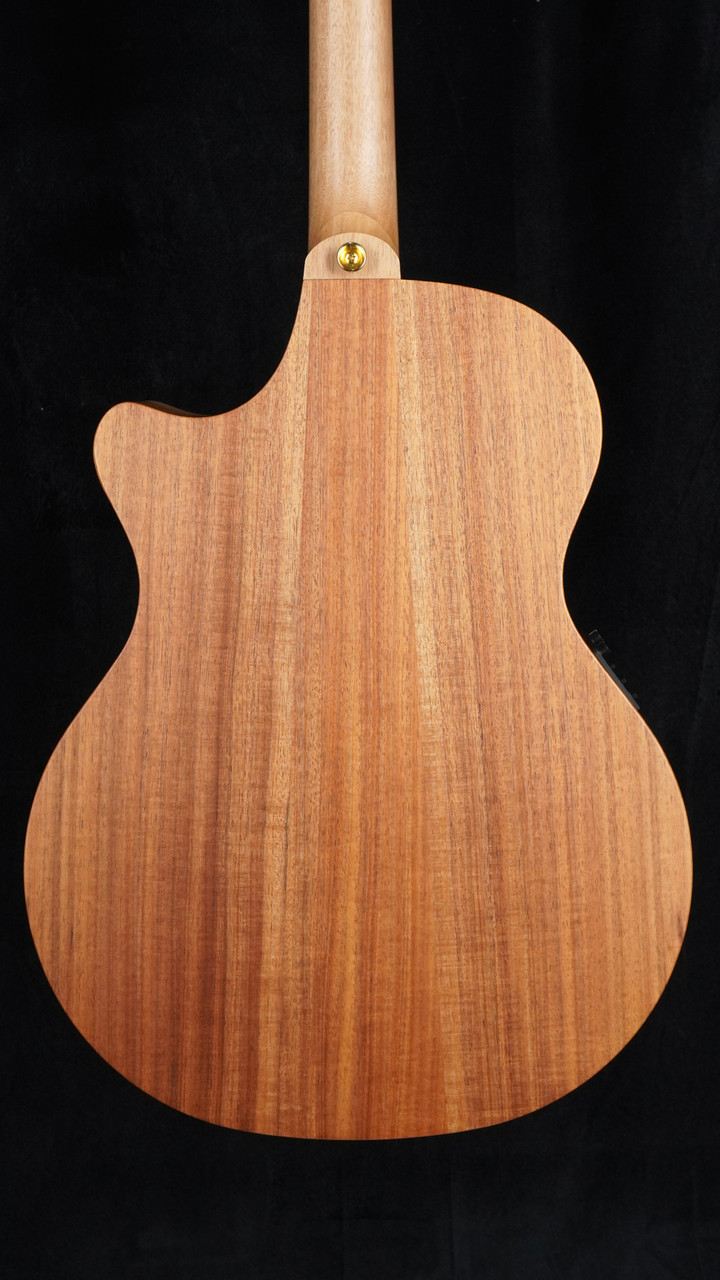 Cole Clark Angel 2EC - All Blackwood w/ She Oak Fretboard Back Close