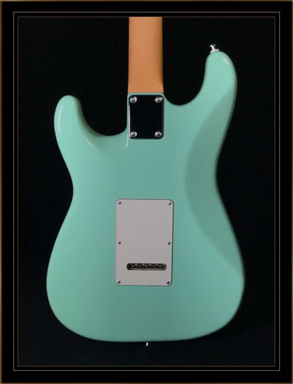 Suhr Classic S in Surf Green with HSS Pickup Configuration and Maple Fretboard