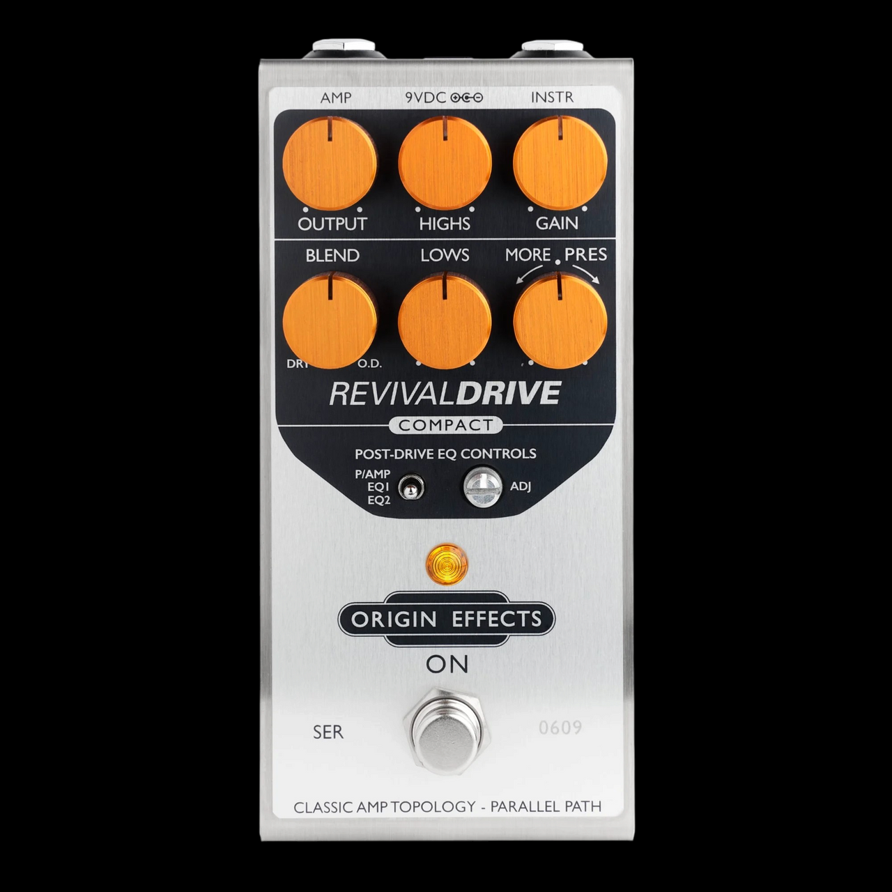 Origin Effects RevivalDRIVE Compact Overdrive Pedal - Top
