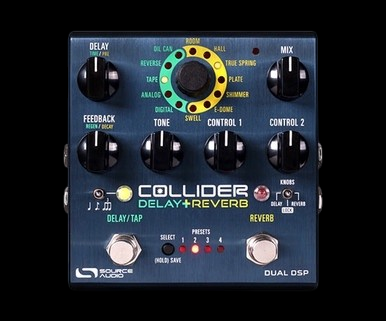 Source Audio Collider Delay+Reverb Pedal
