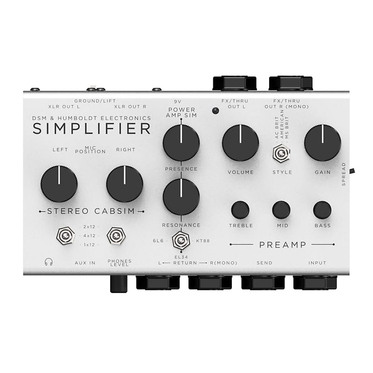 DSM & Humboldt Simplifier Zero Watt Amplifier and Cabinet Simulator
