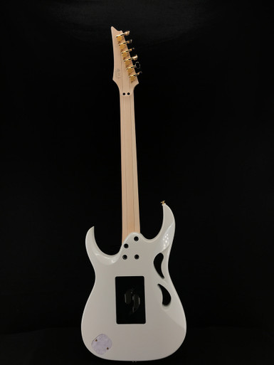 Ibanez Steve Vai PIA3761 Stallion White Prestige | Guitar Sanctuary
