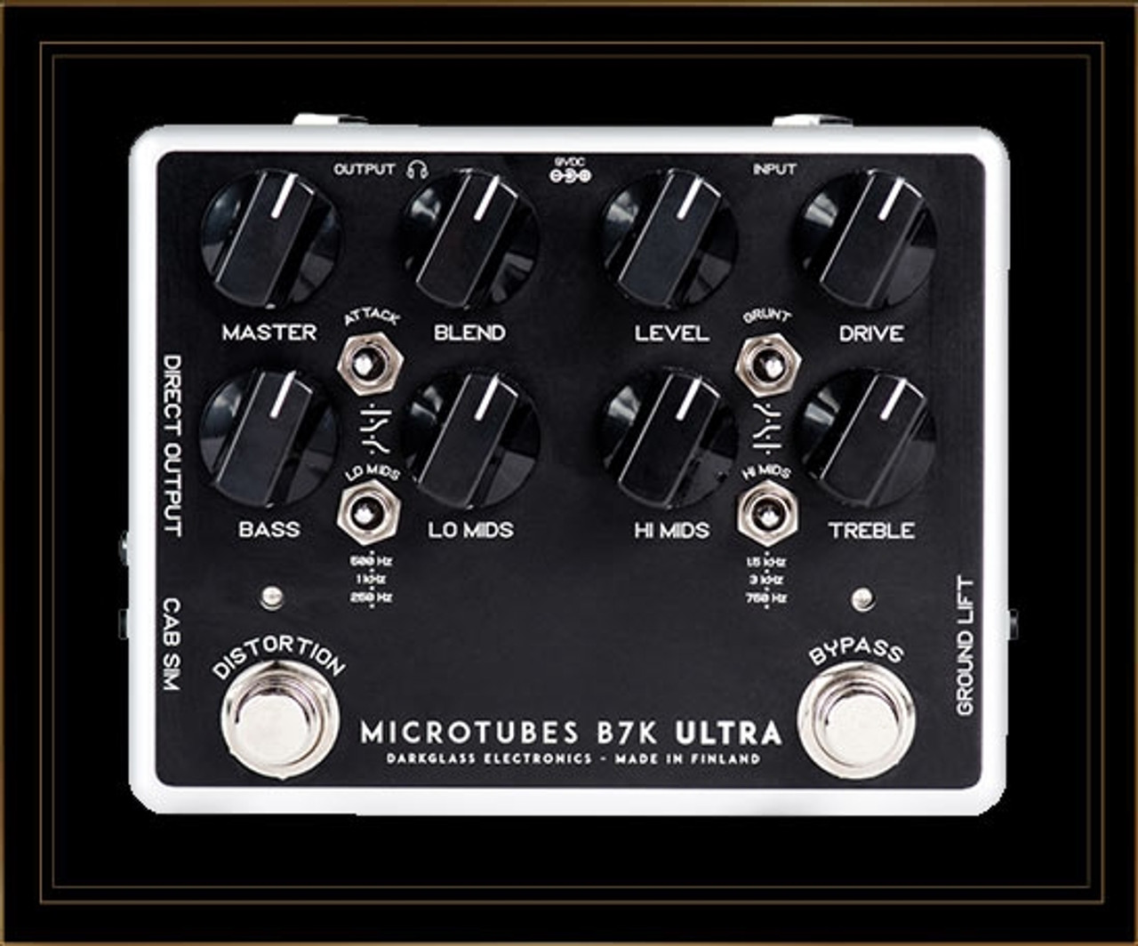 Darkglass Electronics Microtubes B7K Ultra V2 Bass Preamp Pedal with Aux-In