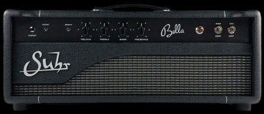 Suhr Bella Hand-Wired Tube Head in Black with Tolex Front