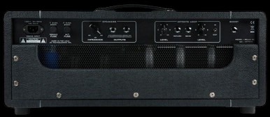 Suhr Bella Hand-Wired Tube Head in Black with Tolex Front